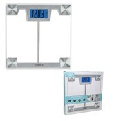 Wholesale - CONAIR DIGITAL GLASS WEIGHT SCALE C/P 4, UPC: 074108458988